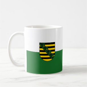 Taza De Café Bandera del café sajón