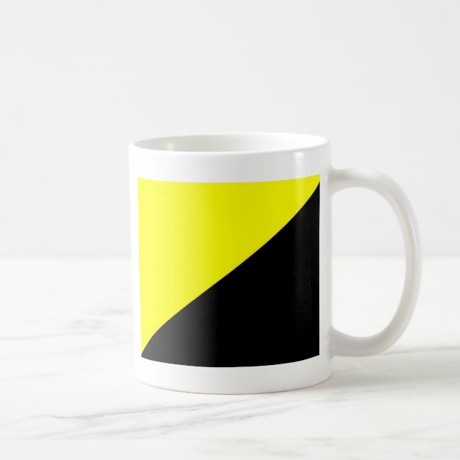 Taza De Café Bandera del capitalista de Anarcho (Derecha)