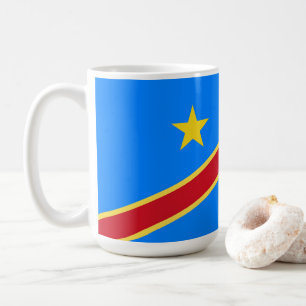 Taza De Café Bandera del Congo