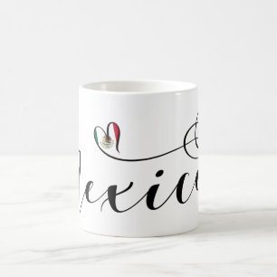 Taza De Café Bandera del Corazón de México, Mexicanos
