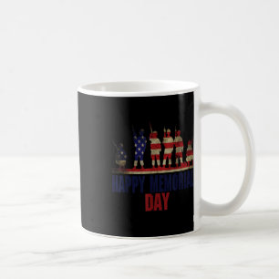 Taza De Café Bandera del Día de la Conmemoración de los Veteran