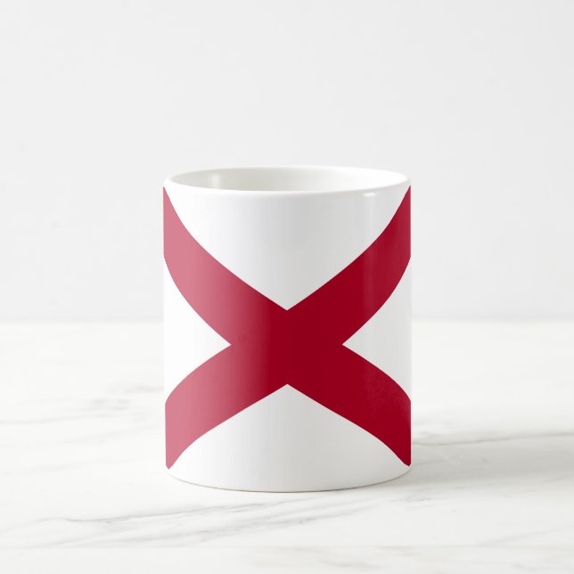 Taza De Café Bandera del estado de Alabama (Centro)