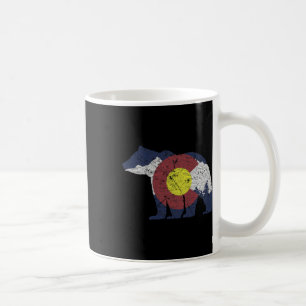 Taza De Café Bandera del estado de Colorado Montañas Rocosas Es