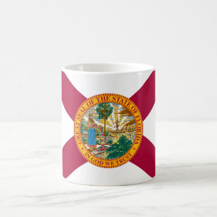 Taza De Café Bandera del estado de Florida