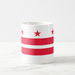 Taza De Café Bandera del estado de Washington DC