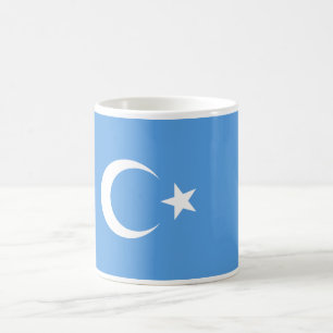 Taza De Café Bandera del este de Turkestan Uyghur