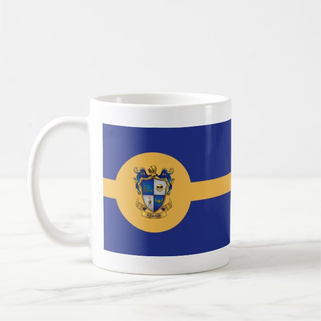 Taza De Café Bandera del Gran Ducado  (Izquierda)