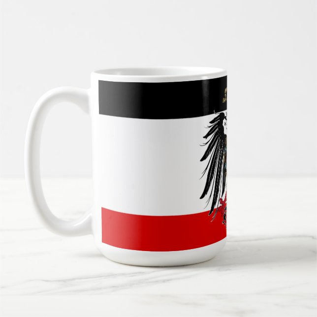Taza De Café Bandera del imperio alemán (Izquierda)