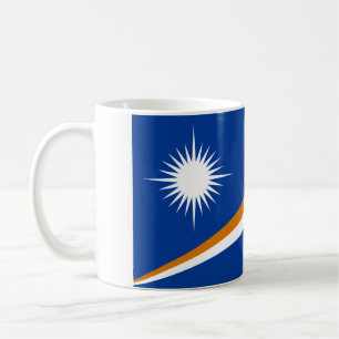 Taza De Café Bandera del Mug de las Islas Marshall