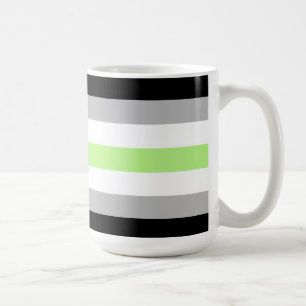 Taza De Café Bandera del Orgullo Agénero