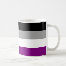Taza De Café Bandera del Orgullo Asexual