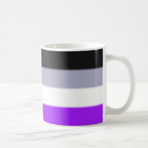 Taza De Café Bandera del orgullo asexual caído