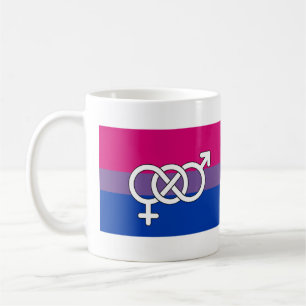 Taza De Café Bandera del Orgullo Bisexual