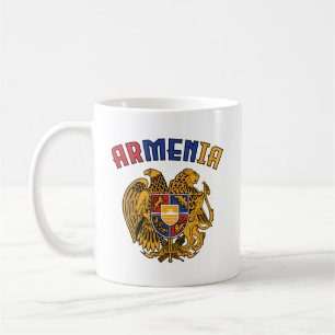 Taza De Café Bandera del orgullo de Armenia