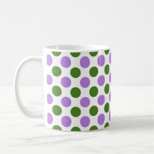 Taza De Café Bandera del Orgullo de Género Colores Polkadots