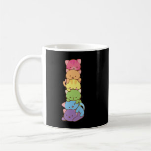 Taza De Café Bandera del orgullo gay arcoiris Kawaii, foto de g