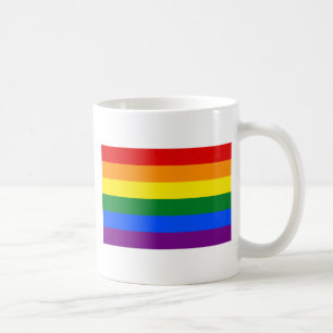 Taza De Café Bandera del orgullo gay arcoiris LGBT