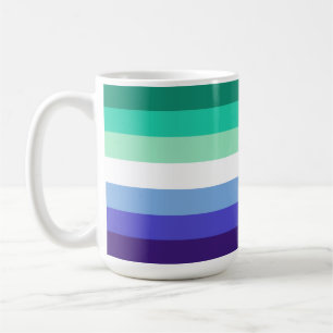Taza De Café Bandera del orgullo gay transinclusivo de Slippery