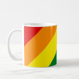 Taza De Café Bandera del Orgullo Iris