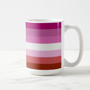 Taza De Café Bandera del Orgullo Lesbiano