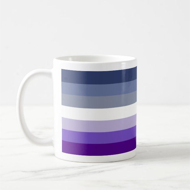 Taza De Café Bandera del Orgullo Lesbiano (Butch) (Izquierda)