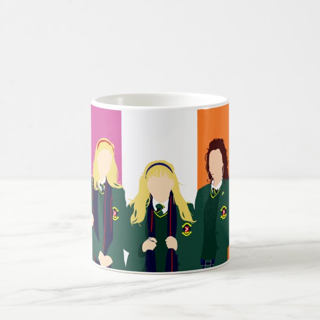 Taza De Café Bandera del Orgullo Lesbiano Chicas Derry (Centro)