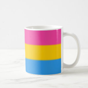 Taza De Café Bandera del orgullo pansexual caído