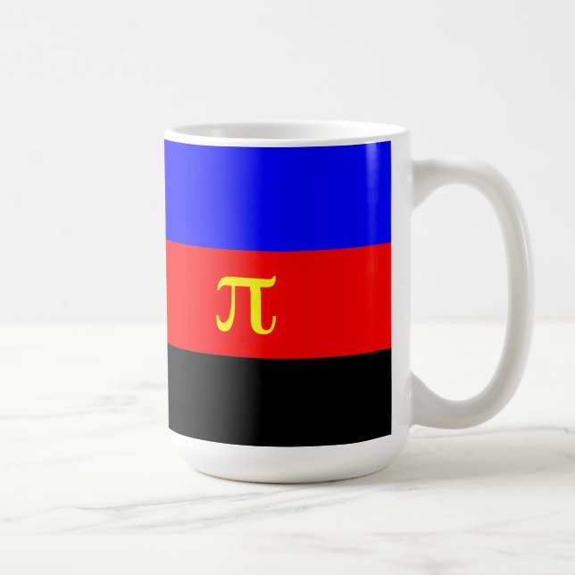 Taza De Café Bandera del Orgullo Polímaro (Derecha)