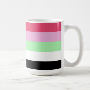 Taza De Café Bandera del Orgullo Recipromántico