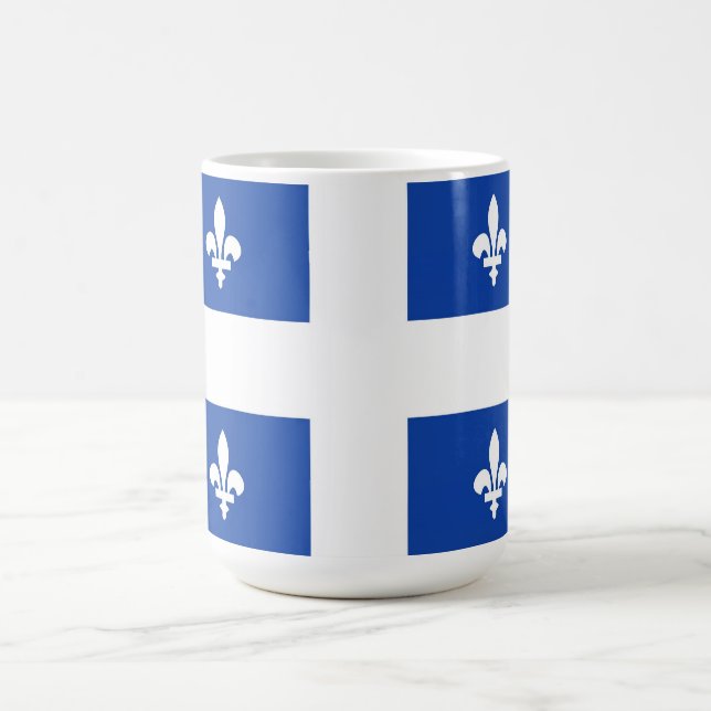 Taza De Café bandera del país de quebec (Centro)