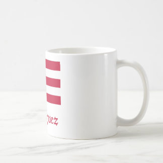 Taza De Café Bandera del puertorriqueño de Rodriguez