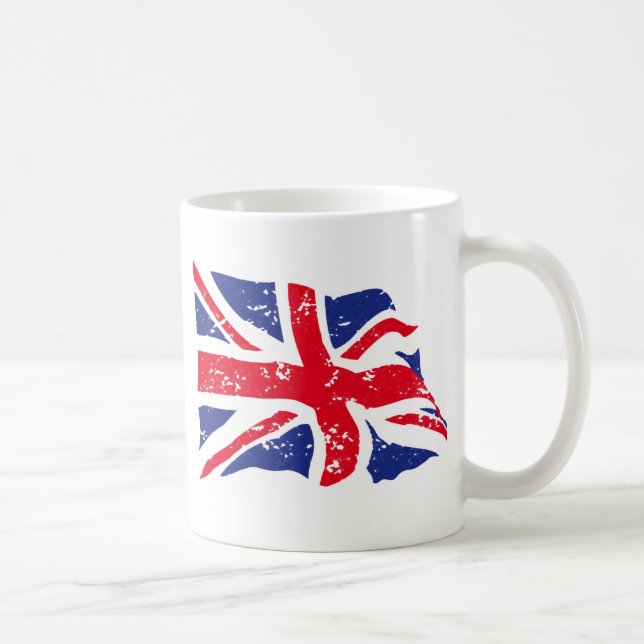 Taza De Café Bandera del Reino Unido (Derecha)