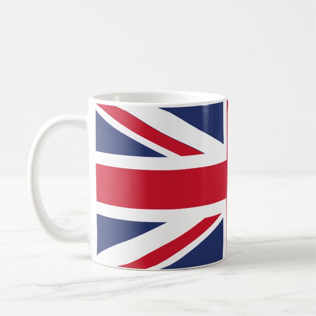 Taza De Café Bandera del Reino Unido (Izquierda)