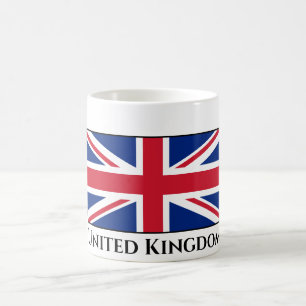 Taza De Café Bandera del Reino Unido (Británico)