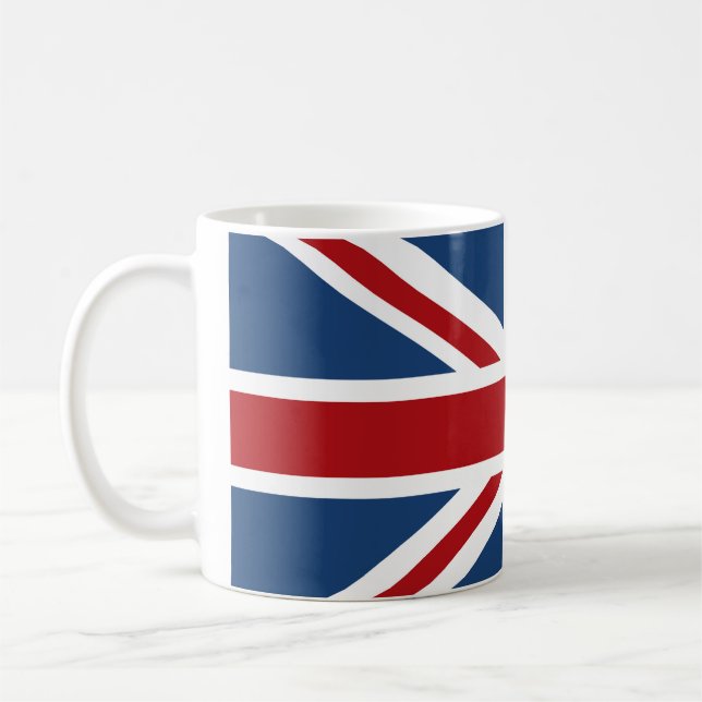 Taza De Café Bandera del Reino Unido clásica (Izquierda)