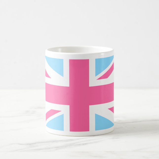Taza De Café Bandera del Reino Unido de la Unión Blanca y Azul  (Centro)