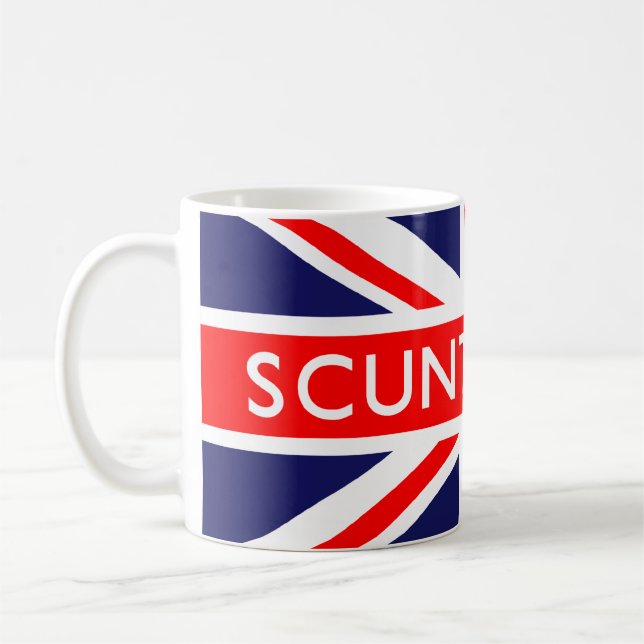 Taza De Café Bandera del Reino Unido de Scunthorpe (Izquierda)