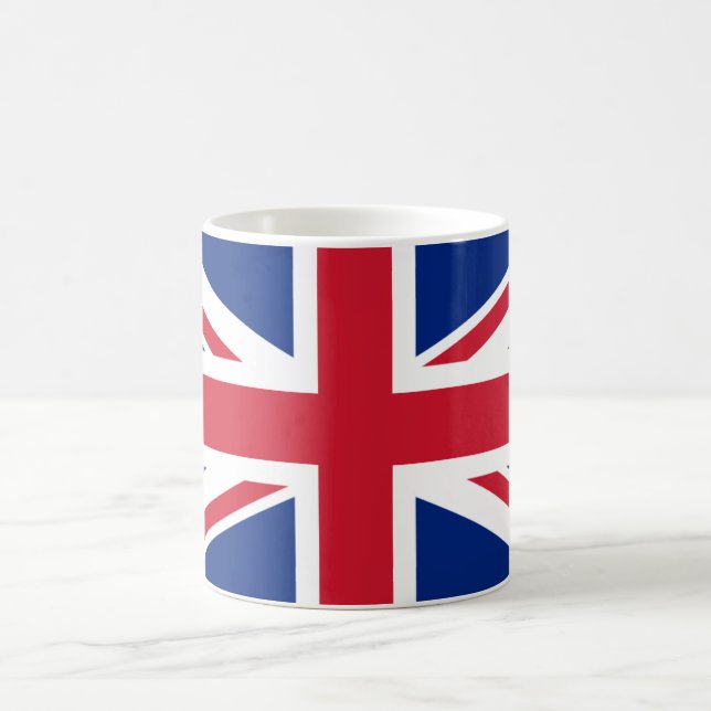 Taza De Café Bandera del Reino Unido Mug (Centro)