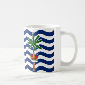Taza De Café Bandera del Territorio Británico del Océano Índico