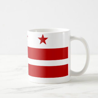 Taza De Café Bandera del Washington DC