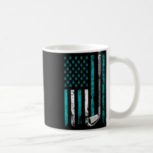 Taza De Café Bandera deportiva estadounidense enfatiza el mes d