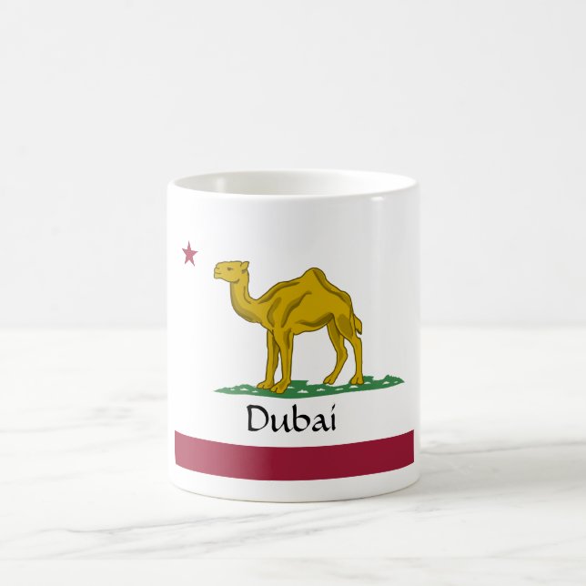 Taza De Café Bandera divertida de Dubai (Centro)