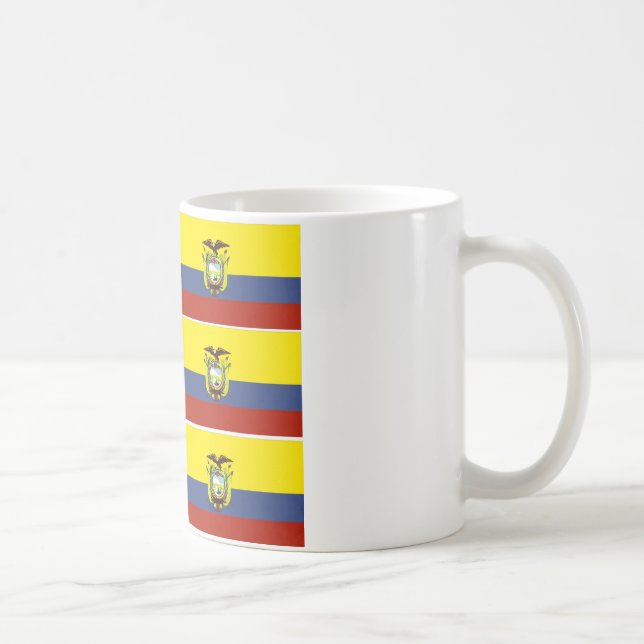 Taza De Café bandera ecuatoriana (Derecha)