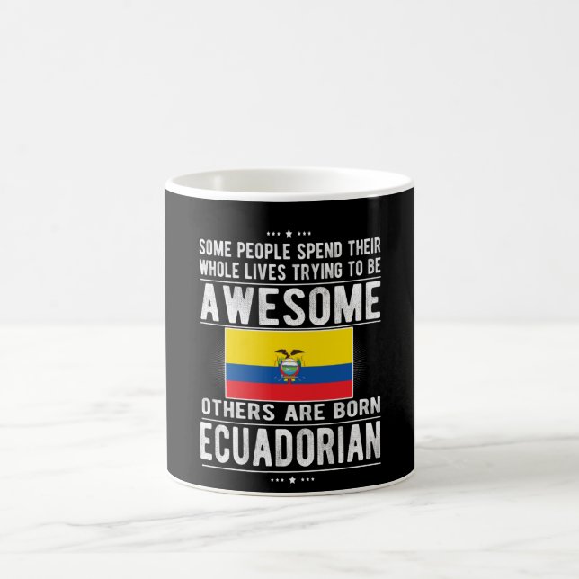 Taza De Café Bandera ecuatoriana Patrimonio ecuatoriano Raíces  (Centro)