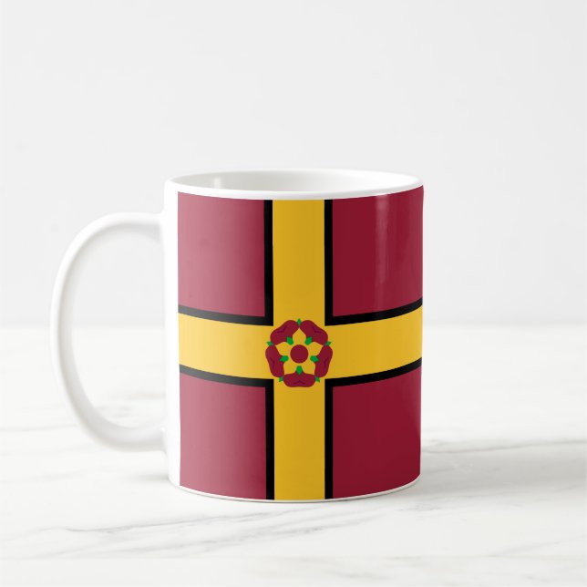 Taza De Café Bandera en Northamptonshire Coffee Mug (Izquierda)