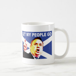 Taza De Café Bandera escocesa con Alex Salmond