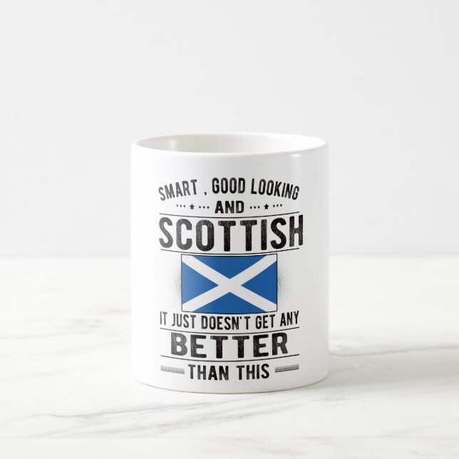 Taza De Café Bandera escocesa Patrimonio escocés Raíces escoces (Centro)
