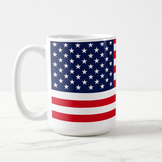 Taza De Café Bandera estadounidense (Izquierda)