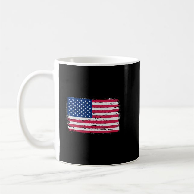 Taza De Café Bandera estadounidense (Izquierda)