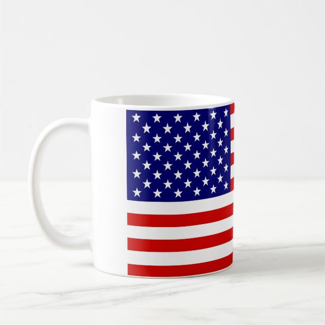 Taza De Café Bandera estadounidense (Izquierda)
